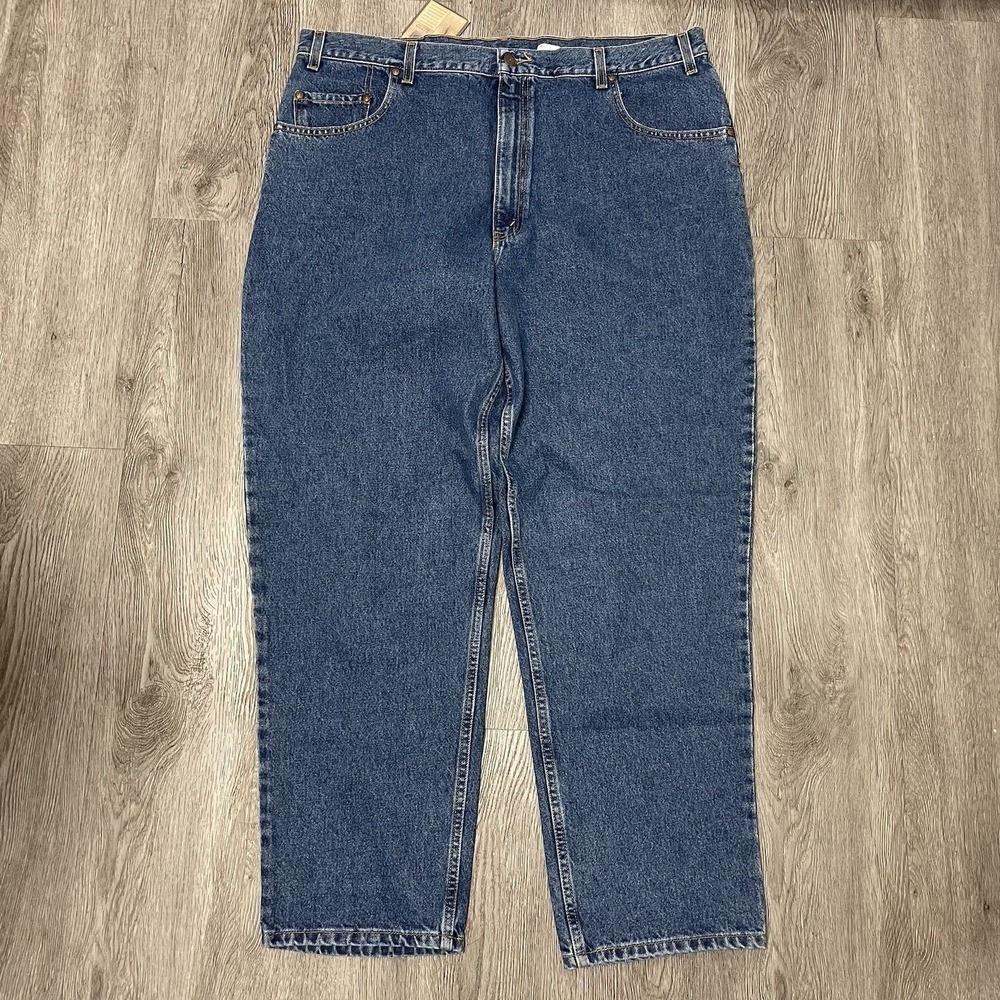 Vintage Levi's Jeans Blue Men's 39x31 545 Blue Loose Fit Brown Tab 90's USA